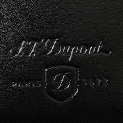 S.T. Dupont Black Leather Bifold Long Wallet