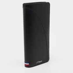 S.T. Dupont Black Leather Bifold Long Wallet