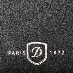 S.T. Dupont Black Leather Bifold Long Wallet