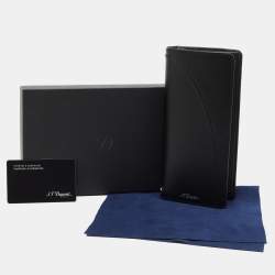 S.T. Dupont Black Leather Bifold Long Wallet