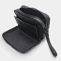 S.T. Dupont Black Leather Clutch