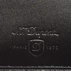 S.T. Dupont Black Leather Bifold Wallet