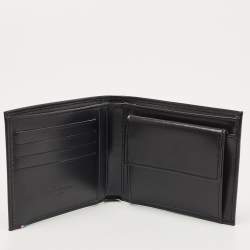S.T. Dupont Black Leather Bifold Wallet