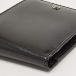 S.T. Dupont Black Leather Bifold Wallet