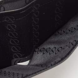 S.T. Dupont Black Textured Leather Bifold Wallet