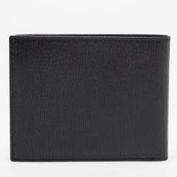 S.T. Dupont Black Textured Leather Bifold Wallet
