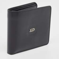 S.T. Dupont Black Leather Bifold Wallet