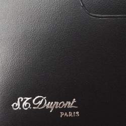 S.T. Dupont Black Leather Bifold Wallet