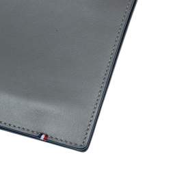 S.T. Dupont Grey Leather Plat Slim Organizer