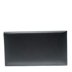 S.T. Dupont Grey Leather Plat Slim Organizer