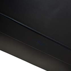 Pre Owned S.T. Dupont Black Leather Sleeve Slim Pochette