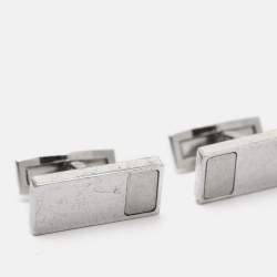 S.T. Dupont Silver Tone Cufflinks