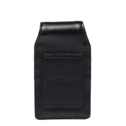 S.T. Dupont Black Leather Line D Lighter Case