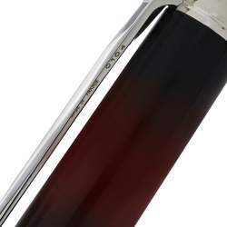 S.T Dupont Line D Atelier Collection Red Lacquer Palladium Finish Ballpoint Pen