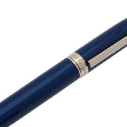 S.T. Dupont Fidelio Blue Lacquered Palladium Finish Ballpoint Pen