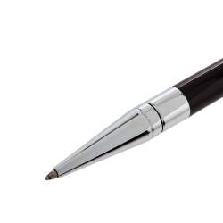 S.T. Dupont Black Line D Leather Card Holder and BallPoint Pen Set
