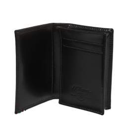 S.T. Dupont Black Line D Leather Card Holder and BallPoint Pen Set