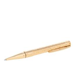 S.T. Dupont Gold Tone Pirates of the Caribbean Black Ballpoint Pen