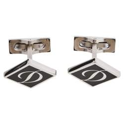 S.T. Dupont Iconic D Black Lacquer Cufflinks
