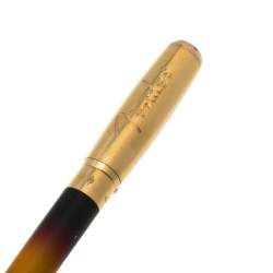 S.T. Dupont Fender Line D Limited Edition Sunburst Lacquer Gold Finish Rollerball Pen