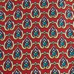 S.T. Dupont Red Printed Silk Tie