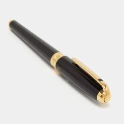 S.T Dupont Olympio Black Lacquer Fountain Pen