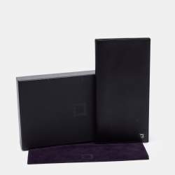 S.T. Dupont Black Leather Chequebook Holder 