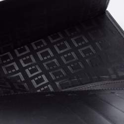S.T. Dupont Black Leather Chequebook Holder 