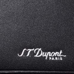 S.T. Dupont Black Leather Chequebook Holder 