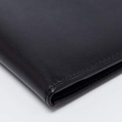 S.T. Dupont Black Leather Chequebook Holder 