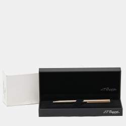 S.T. Dupont Textured Classique Lines Gold Tone Mechanical Pencil