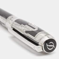 S.T. Dupont Elysee Revelation Lacquer Silver Tone Roller Ball Pen
