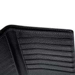 S.T. Dupont Black Leather Line D Passport Holder