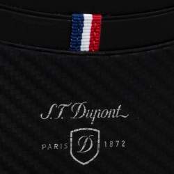 S.T. Dupont Black Leather Defi Card Holder
