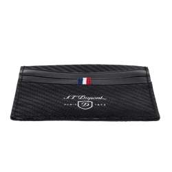 S.T. Dupont Black Leather Defi Card Holder