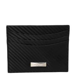 S.T. Dupont Black Leather Document Briefcase