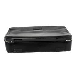 S.T. Dupont Black Leather Document Briefcase