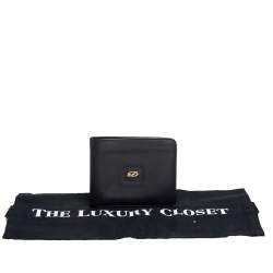 S.T. Dupont Black Leather Bifold Wallet