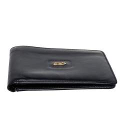 S.T. Dupont Black Leather Bifold Wallet