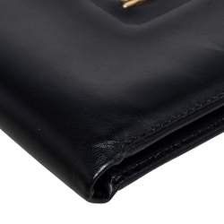 S.T. Dupont Black Leather Bifold Wallet