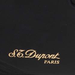S.T. Dupont Black Leather Bifold Wallet