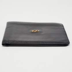 S.T. Dupont Black Leather Bifold Wallet