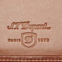 S.T. Dupont Brown Leather Bifold Wallet