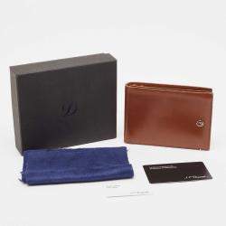 S.T. Dupont Brown Leather Bifold Wallet