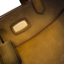 S.T. Dupont Yellow/Black Ombre Leather Atelier Line D One Gusset Briefcase