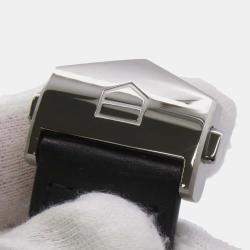 Tag Heuer Black Stainless Steel Carrera Automatic Men's Wristwatch 43 mm