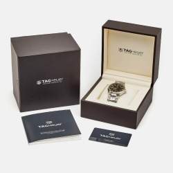 Tag Heuer Black Stainless Steel Link WBC2110.BA0603 Men's Wristwatch 41 mm