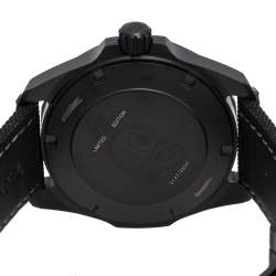 Pre Owned TAG Heuer Black Ceramic and Steel Special Edition Aquaracer WAY218B.FC6364 Men's Wristwatch 41 mm