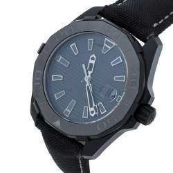 Pre Owned TAG Heuer Black Ceramic and Steel Special Edition Aquaracer WAY218B.FC6364 Men's Wristwatch 41 mm