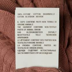 مملوكة مسبقًا Tagliatore Mauve Cotton Knit Slim Fit Polo T-Shirt L